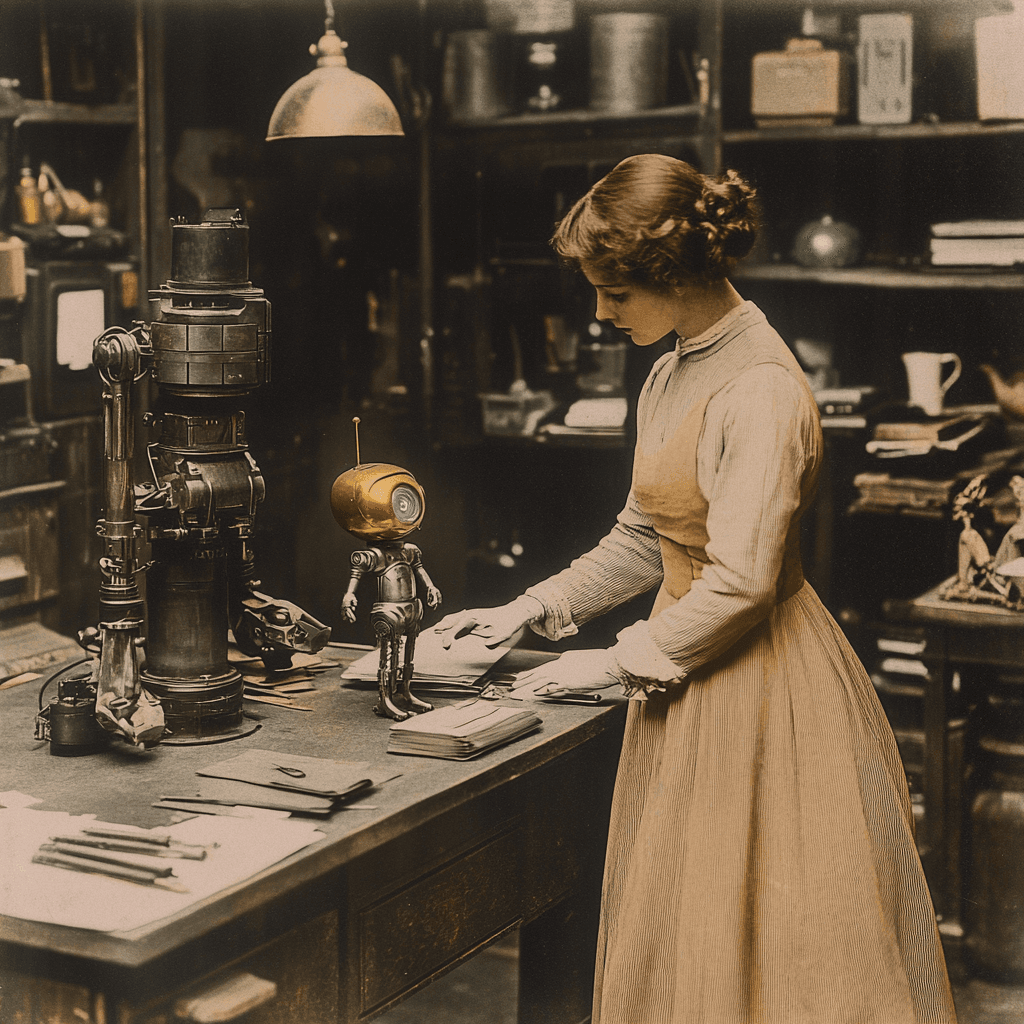 Persona trabajando eficientemente con herramientas de IA